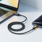C21-04 USB-A to USB-C  fantasy color series  braided Charging data  cable