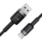 C22-04 USB-A to USB-C  aluminum alloy charging  data cable