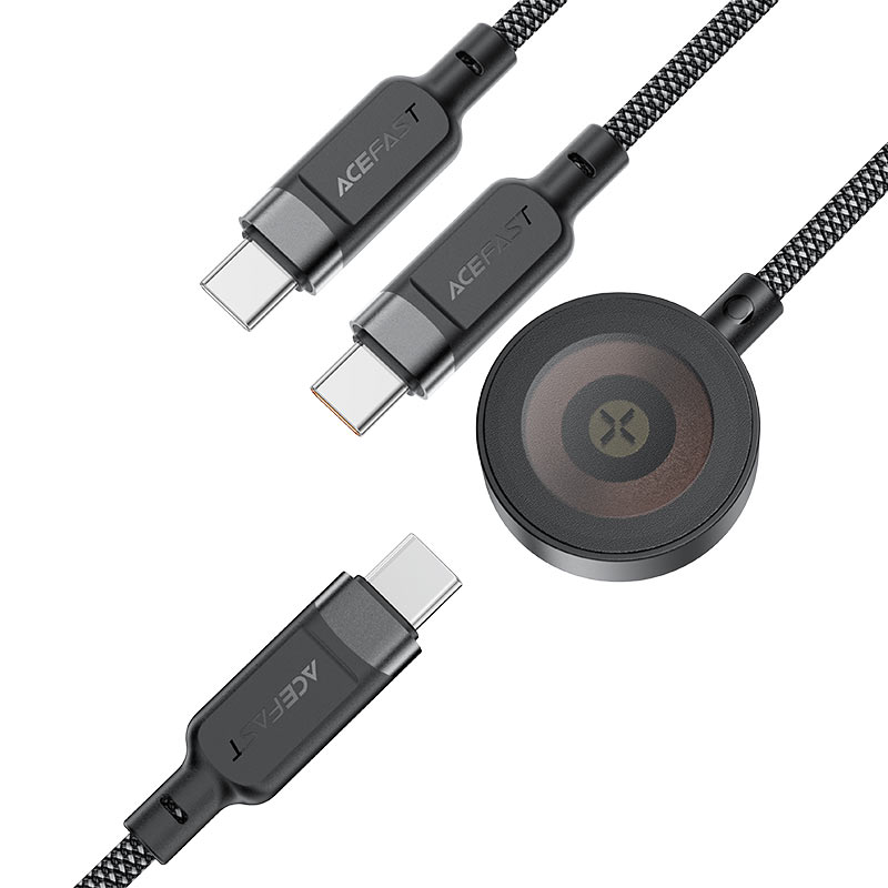C6-11 USB-C 3-in-1 100W  intelligent balance  charging data cable