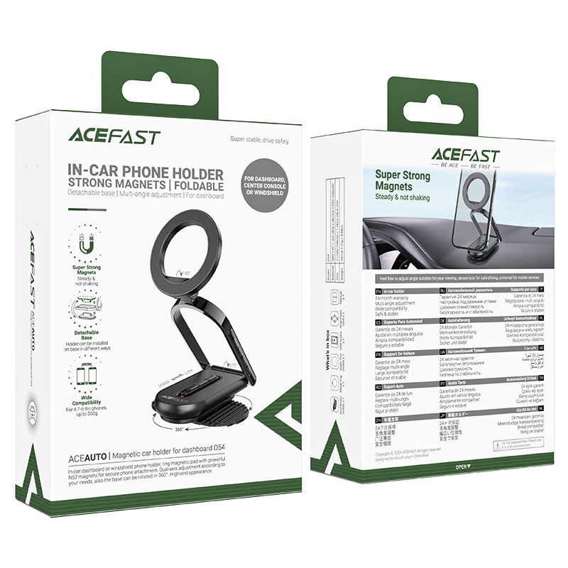 D54 magnetic car holder for dashboard