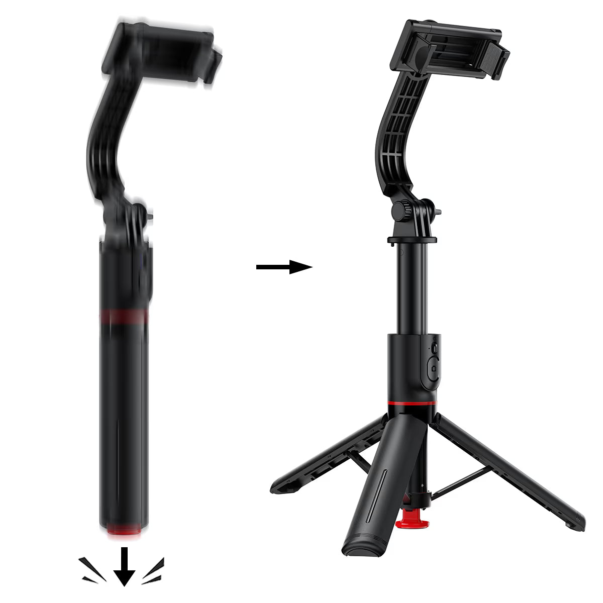 E42 supports automatic  selfie stand opening