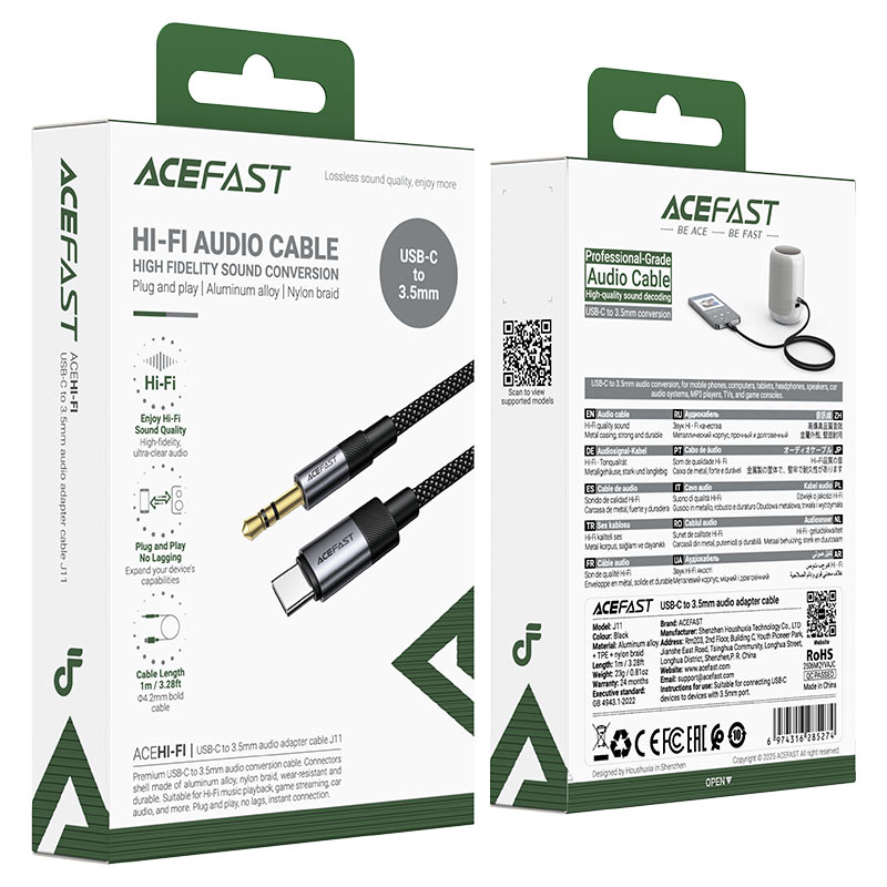 J11 USB-C to 3.5mm audio  adapter cabl