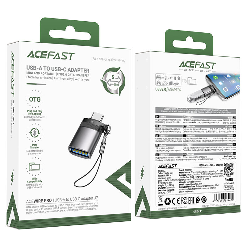 J7 USB-A to USB-C adapter