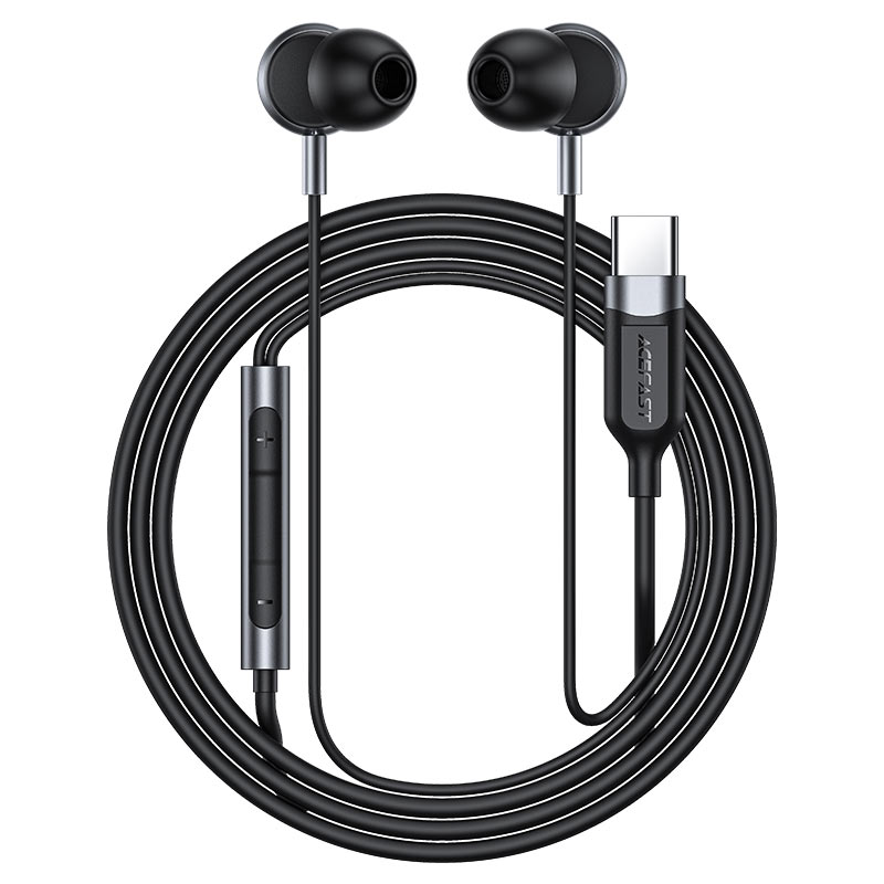 L6 USB-C in-ear wired  earphones with mic