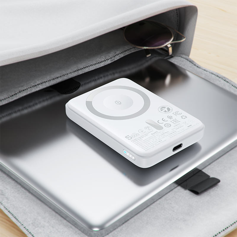 M25-5000 PD20W magnetic  fast wireless charging  power bank