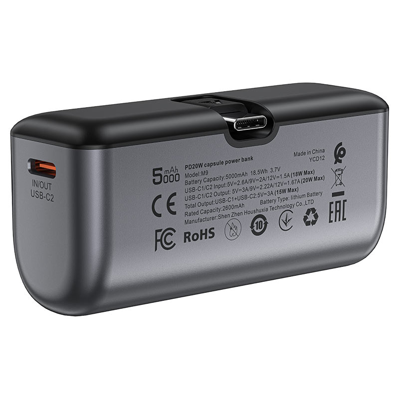 M9-5000 PD20W capsule  power bank