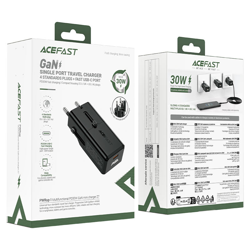 Z7 multifunctional PD30W  GaN mini charger