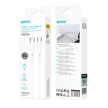 BWOO-Cable Type C to Type C 60W (1M)