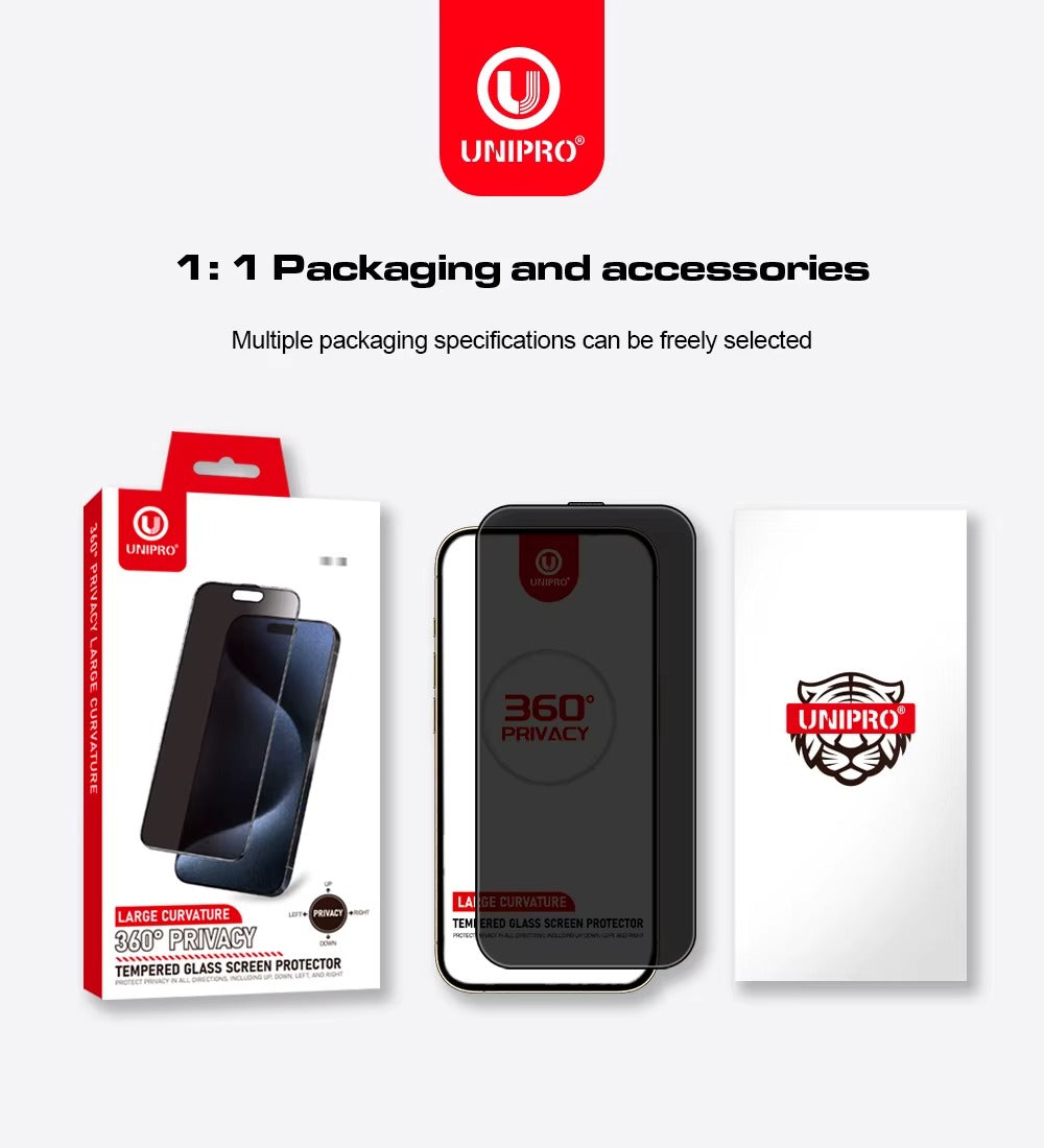 360 Privacy Glass Screen Protector