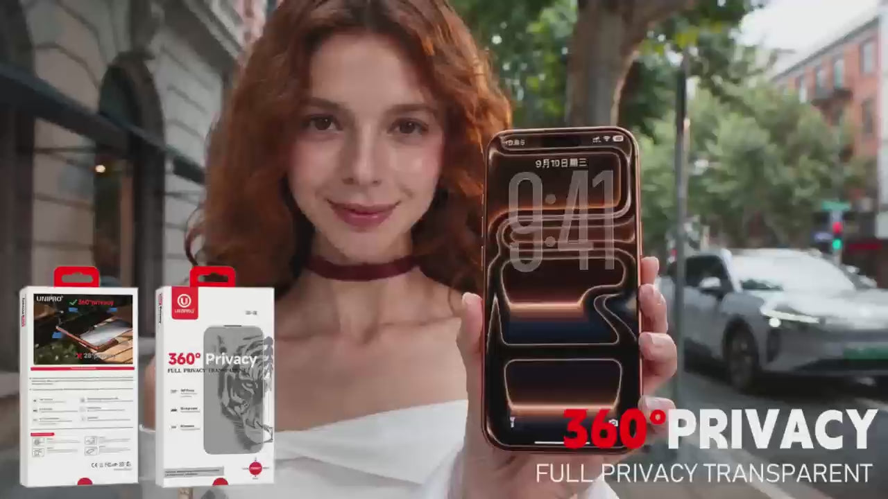 360 Privacy Glass Screen Protector