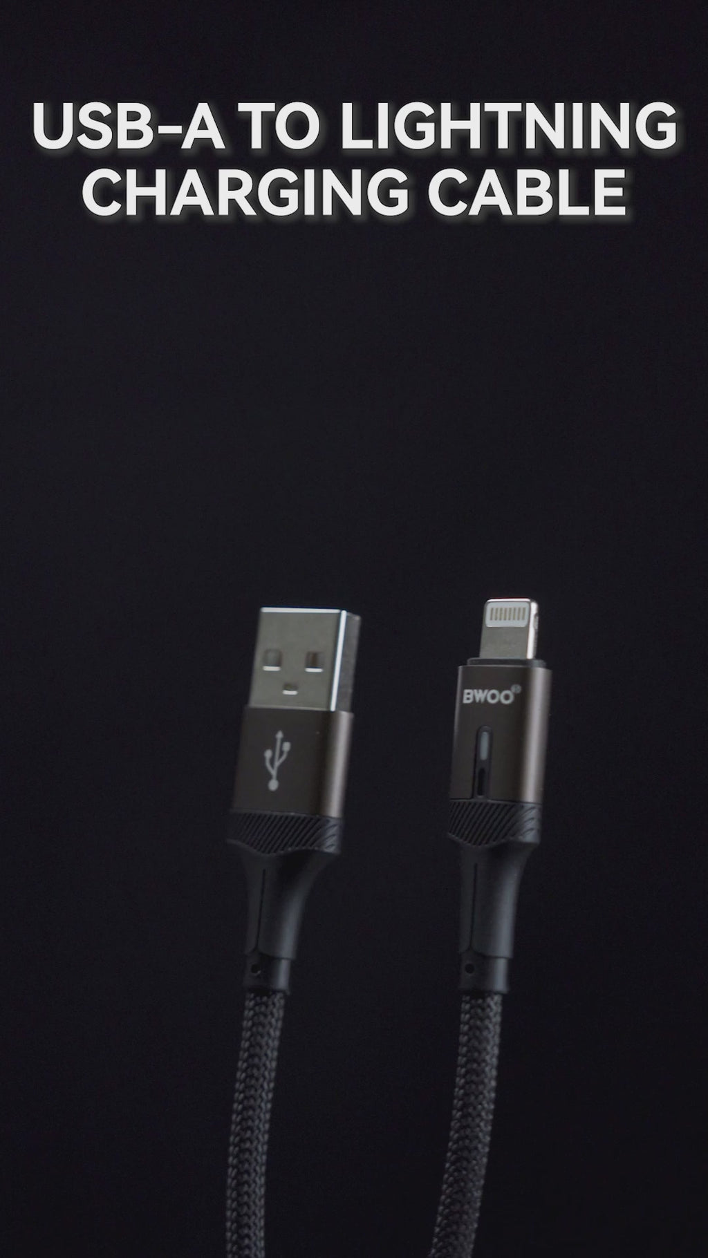 BWOO- Cable USB-A TO Lightning 15W (1M)