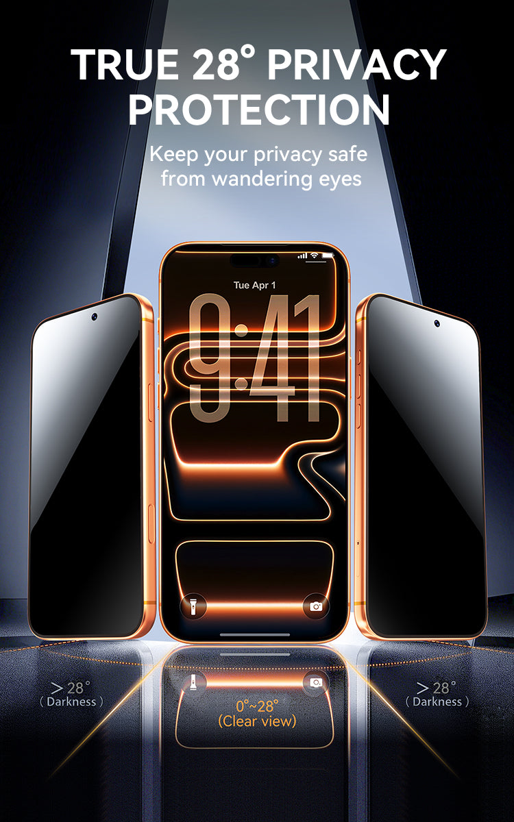 BWOO- SCREEN Glass Privacy iPhone 17 PRO  MAX