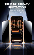 BWOO- SCREEN Glass Privacy iPhone 17 PRO  MAX